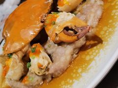 和乐蟹蒸手剁肉饼-广州文华东方酒店·江-由辉师傅主理