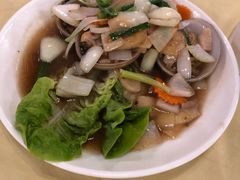 蒜蓉蒸沙白贝-真浪花园海鲜餐馆
