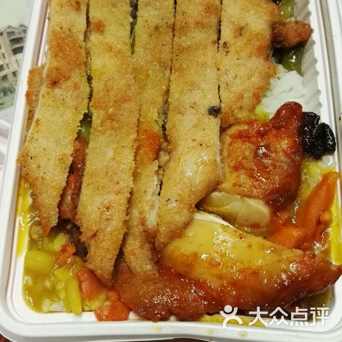 小巷鸡柳饭