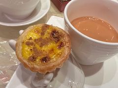 餐后葡挞配奶茶-8餐厅(新葡京酒店)