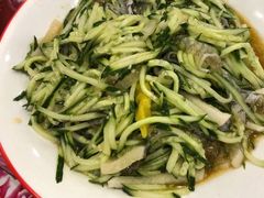鱼皮拌黄瓜-闯关东东北农家菜(崂山石老人店)