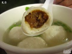 外皮弹弹，喜欢内馅-原巷口鱼丸店(龙头路外卖店)