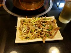 葱拌羊心肺-情忆草原涮肉馆