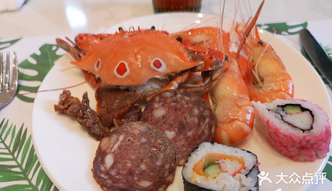 丰盛的工作餐