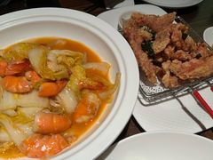 大虾炒菜芯-东莱海上(长宁来福士店)