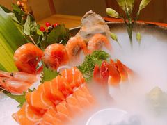三文鱼刺身-清水日本料理铁板烧(学府路店)