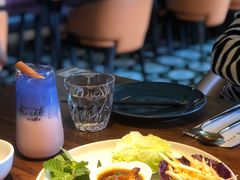 蜜糖炭烧猪颈肉配沙拉-星叶·东南亚料理(宁波万象汇店)