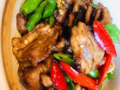 雷椒爆炒山羊肉-长春凯悦酒店-品悦中餐厅