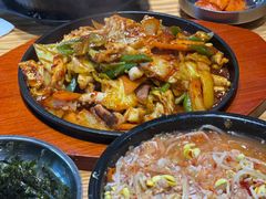 辣炒鱿鱼-全州豆芽汤饭