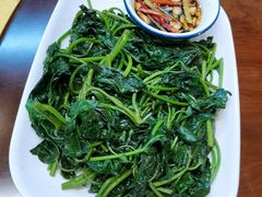 白灼薯叶-巫记鸡饭店