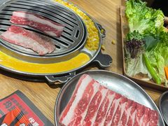 调味牛五花肉-青瓦炭韩潮烤肉(花园道店)