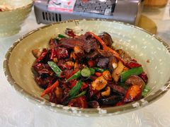泥蒿炒腊肉-湖南乡情湘菜馆(罗湖店)