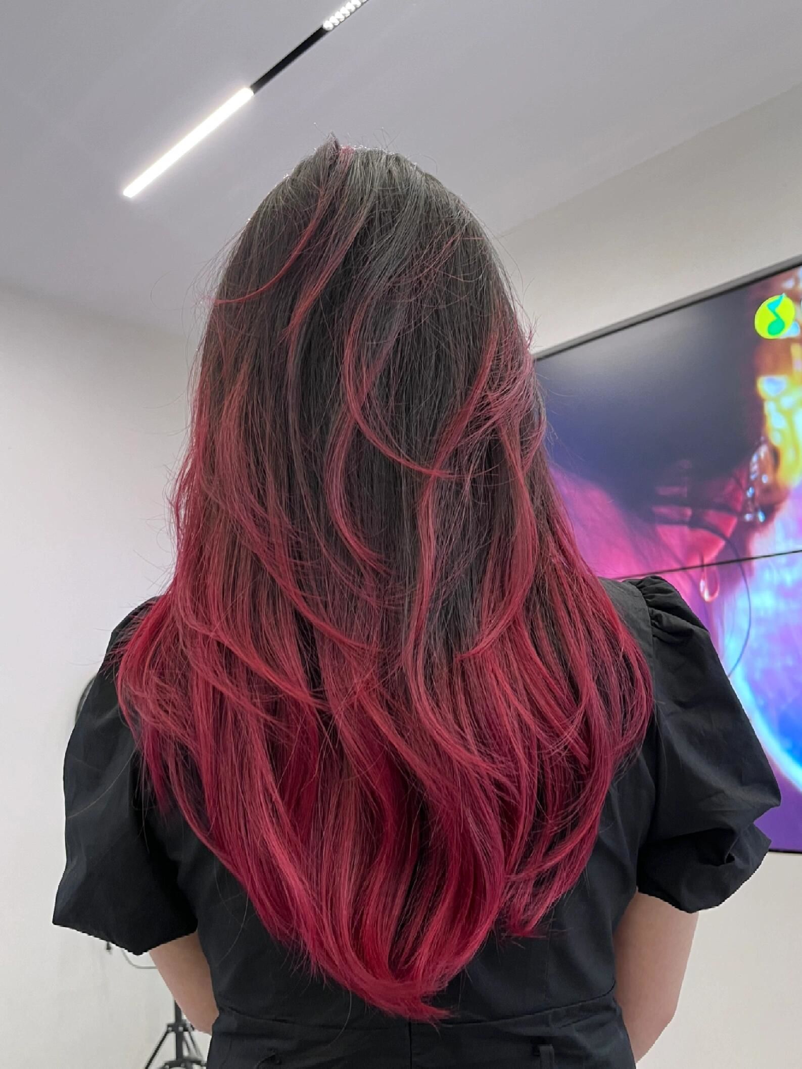 渐变色发的柔情