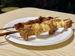 筋加肉-老红桥炸灌肠牛肚锅烧烤(定福庄店)