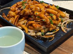 青岛特色烤鱿鱼-船歌·鱼水饺青岛菜(金狮广场店)