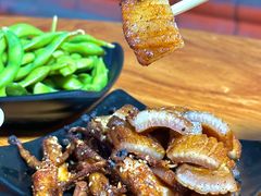 烤猪皮-乔岩保应烧烤店