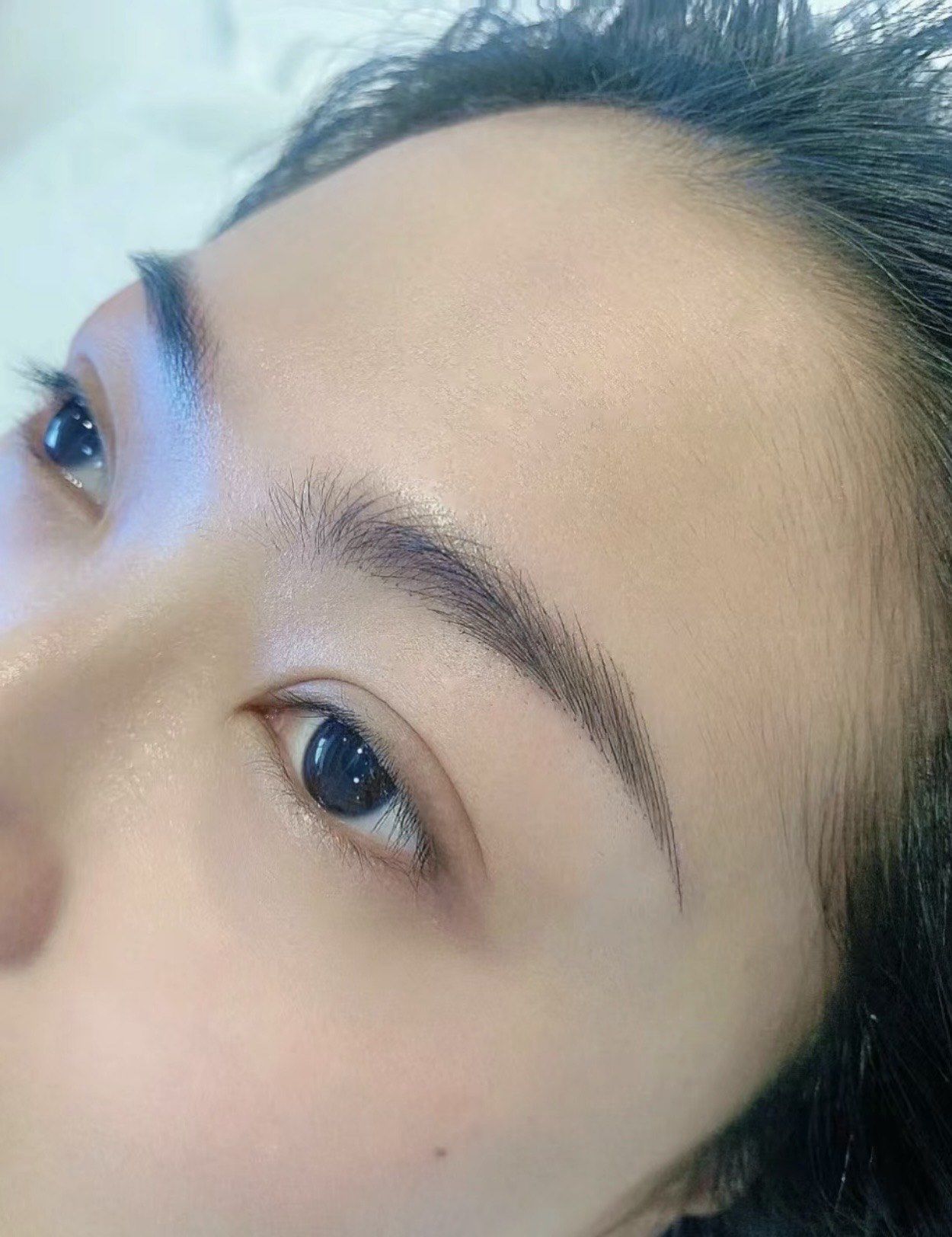 闺蜜说粗一点好看,我们说合适你的最好看#最美纹绣 #半永久纹眉 #眉毛