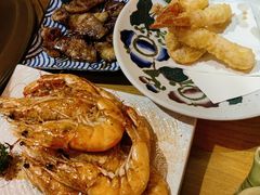 铁板香煎大虾-三石铁板烧(紫竹桥店)