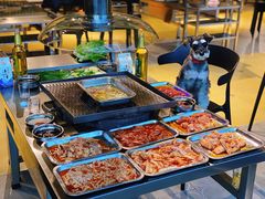 自助取餐区-胡四哥特色火盆烧烤(总店)