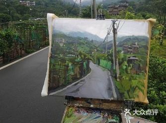 背着画板去旅行，太享受了!
