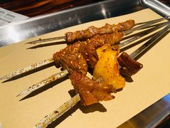 现切羊肉串-破店肥哈·海鲜·烧烤(郑州银泰inPARK店)