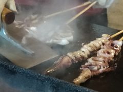 -劳动公园新疆人烤腰子