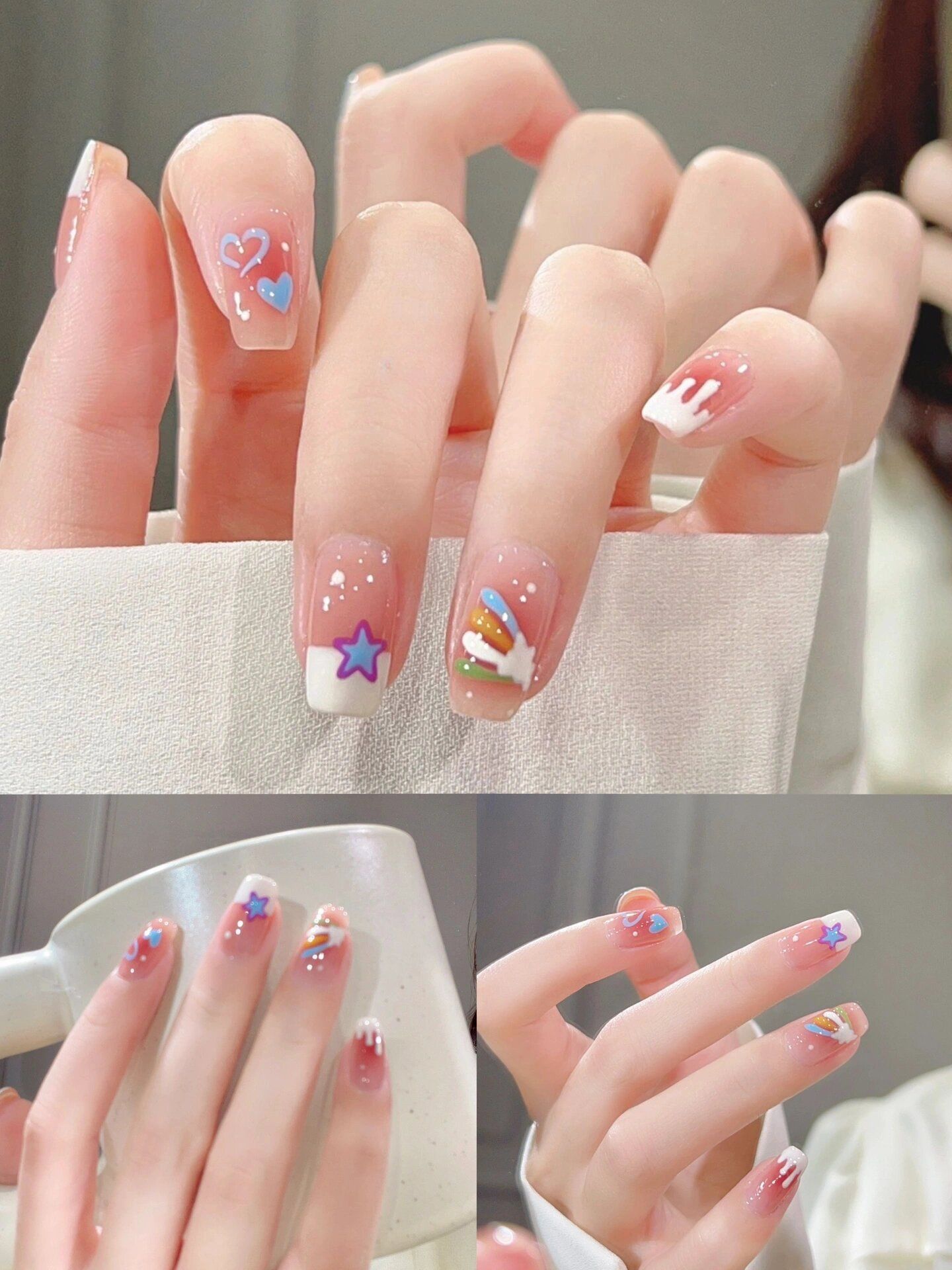 温柔少女春夏美甲