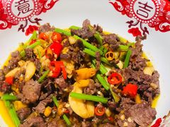 菜籽油炒衡东黄牛肉-老湘村·湖南土菜(天河维多利店)