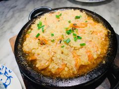 石板蒜蓉虾-小菜园新徽菜(苏州繁花中心店)