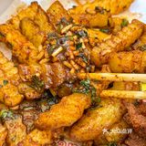 昆明路边）炸洋芋炸香蕉…人均10r…好吃哭了