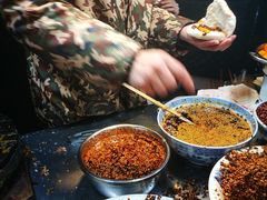 -清真马乐贝腊牛肉蛋黄菜夹馍(马蓉洒金桥店)