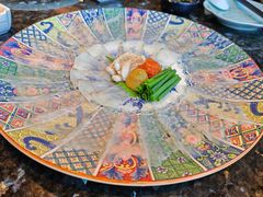 比目鱼薄切-然锅料理