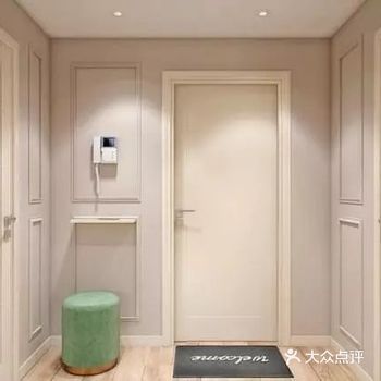 今日分享小户型一房一厅装修，粉色橱柜设计，简直炸裂少女心