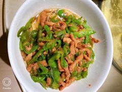 青椒肉丝盖浇面-花园茶楼(兴城西路店)