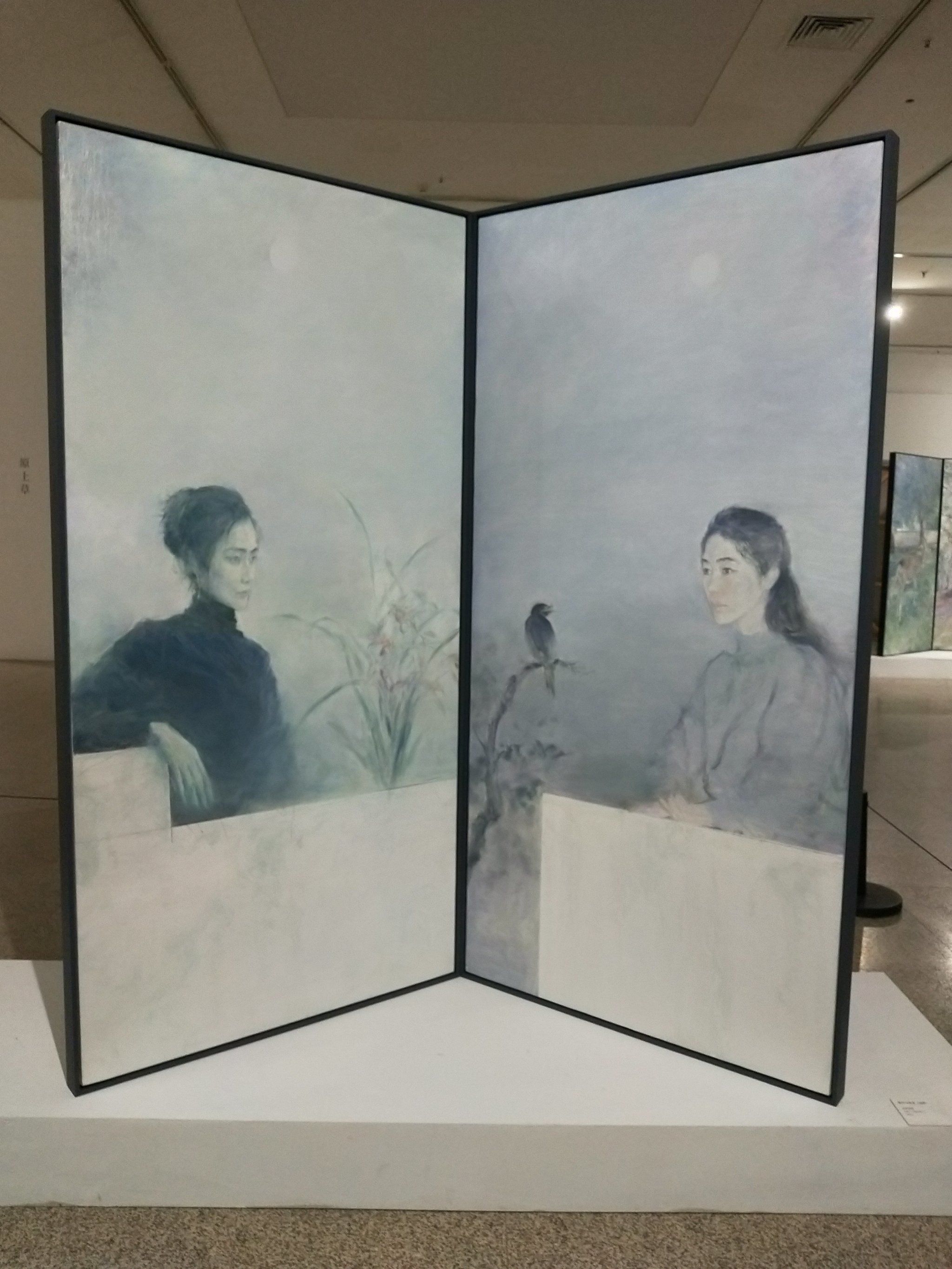 湖北美术馆何多苓画展美轮美奂