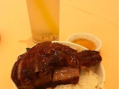 金牌烧鹅饭，清爽柠檬薏米水-镛记酒家