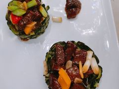 脆瓜炒雪花牛肉粒-香云轩·顺德菜(香云纱园林酒店店)