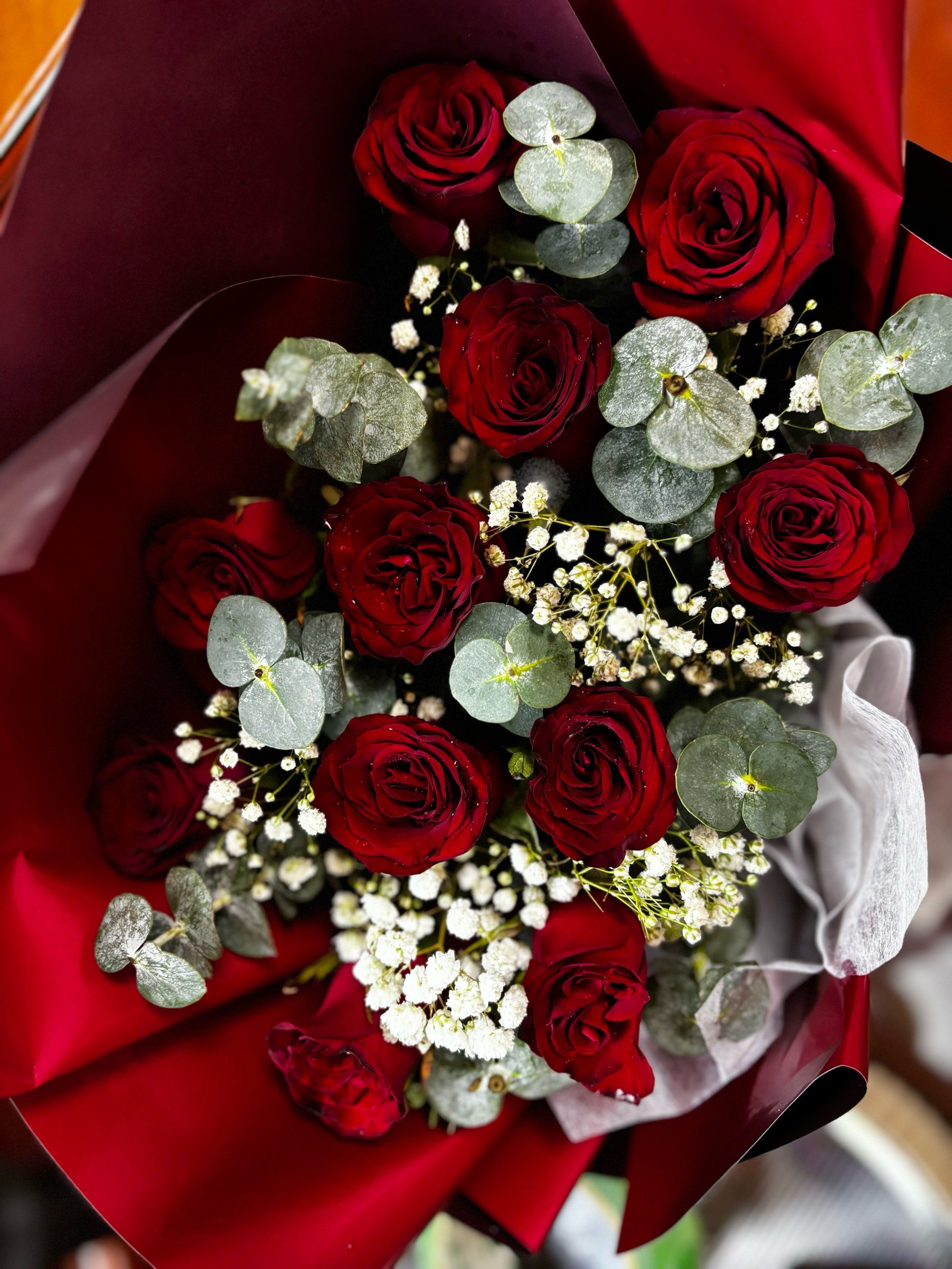 用玫瑰表白的那一刻