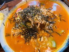 辣白菜海鲜汤饭-食戟