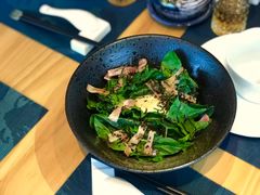 和风菠菜温泉蛋沙拉-美人鱼帆船海鲜餐厅(七星湾游艇会店)