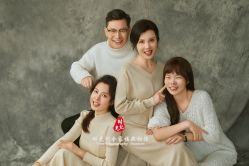 -时光纪亲子全家福照相馆(静安店母女写真父母纪念照)