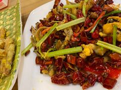 干煸鱿鱼须-陈傻子餐厅(世纪都会店)
