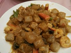 三鲜焖子-添福来墨鱼饺子 · 海鲜东北菜(泡崖店)