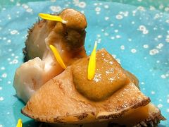 南非珍珠鲍鱼配自家制鲍鱼肝酱-茂·板前鮨造·OMAKASE·烧鸟·天妇罗(珠江新城店)