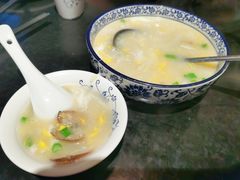 蛤砺疙瘩汤-晚归月亮湾私家菜(临邑路店)