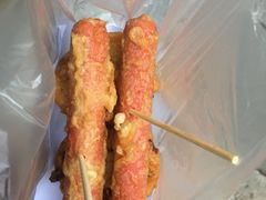 面拖火腿肠-阿婆油墩子(五里桥路188弄小区店)