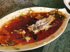 清蒸石头鱼-阿清嫂农家乐.黎窑烤鸡