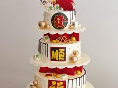 -咖咖熊蛋糕定制·英国蓝风车动物性淡奶油