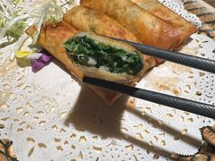 蟹黄荠菜春卷-周家二小姐的菜(西津渡店)