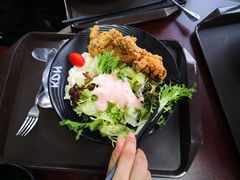 炸鸡腿沙拉-中山大学东校区-学生第2食堂
